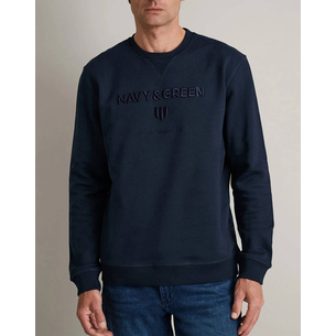 Product NAVY&GREEN ΜΠΛΟΥΖΑ ΦΟΥΤΕΡ ΛΑΙΜΟΚΟΨΗ M/M base image