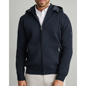 Product NAVY&GREEN KNITTED CARDIGAN base image