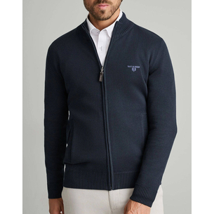 Product NAVY&GREEN KNITTED CARDIGAN base image