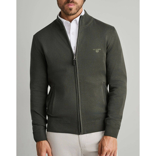 Product NAVY&GREEN KNITTED CARDIGAN base image