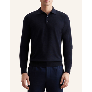 Product SEIDENSTICKER MERINO POLO PULLOVER base image