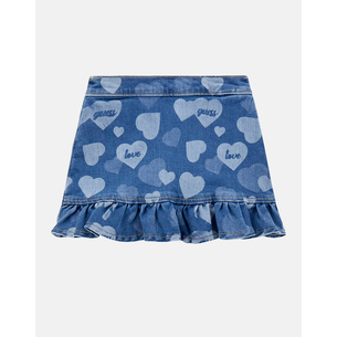 Product GUESS  STRETCH DENIM SKIRT W/LASER ΦΟΥΣΤΑ ΠΑΙΔΙΚΟ GIRL base image