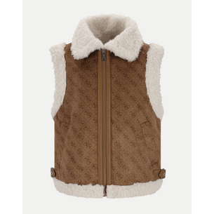 Product GUESS FAUX SUEDE SL VEST JACKET KIDS GIRL base image