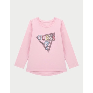 Product GUESS HIGH LOW LS T-SHIRT ΜΠΛΟΥΖΑ ΠΑΙΔΙΚΟ GIRL base image