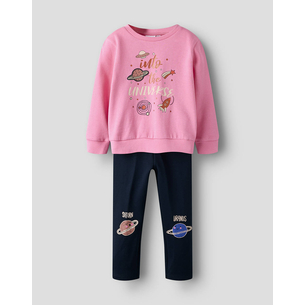 Product NAME IT NMFOLIANA SWEAT SET BRU base image