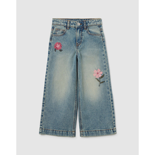 Product OVS DENIM W/EMBRO FLOWERS base image