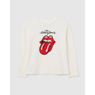 Product OVS T-SHIRT LS ROLLING STONES base image