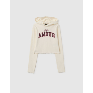 Product OVS T-SHIRT RIB W/HOOD base image