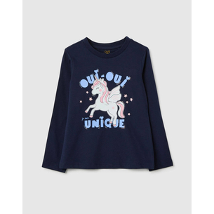 Product OVS TSH LS PRINT4-5COL STRASS base image