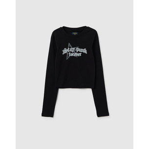 Product OVS T-SHIRT L/S PRINT 4/5 COL base image