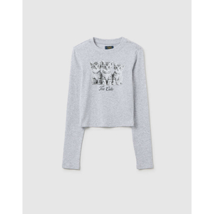 Product OVS T-SHIRT L/S PRINT 4/5 COL base image