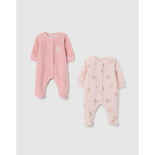 Product OVS PK2 ROMPER VELOUR GIRL base image