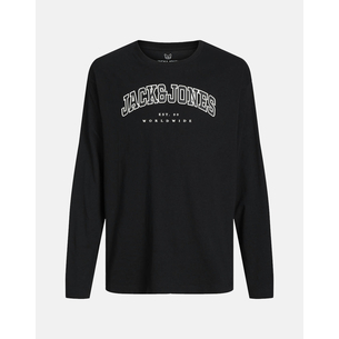 Product JACK&JONES JJECALEB VARSITY TEE LS O-NECK SN JNR base image