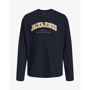 Product JACK&JONES JJECALEB VARSITY TEE LS O-NECK SN JNR base image