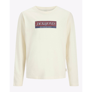 Product JACK&JONES JORINWOOD BLOCK BRANDING TEE LS CN JNR base image