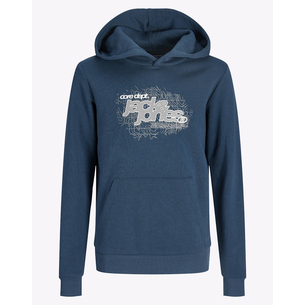 Product JACK&JONES JCOGRID BRANDING SWEAT HOOD JNR base image