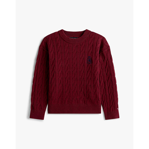 Product TOMMY HILFIGER COTTON CABLE CREST C-NK SWEATER base image