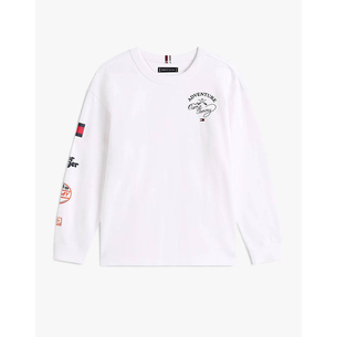 Product TOMMY HILFIGER CAMP TOMMY MULTI PRINT TEE LS base image