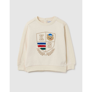 Product OVS ROUND SWEATER WITH BADGE base image