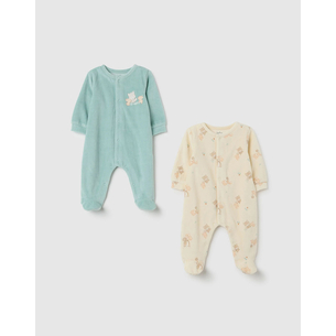 Product OVS PK 2 ROMPER VELOUR BOY base image