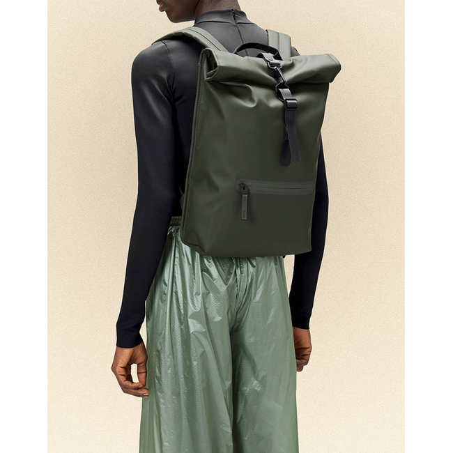 Product RAINS Rolltop Rucksack W3 (Dimensions: 48 x 32 x 11 cm) base image