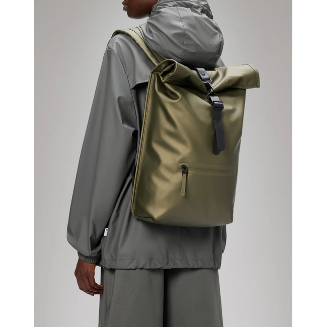 Product RAINS Rolltop Rucksack W3 (Dimensions: 48 x 32 x 11 cm) base image