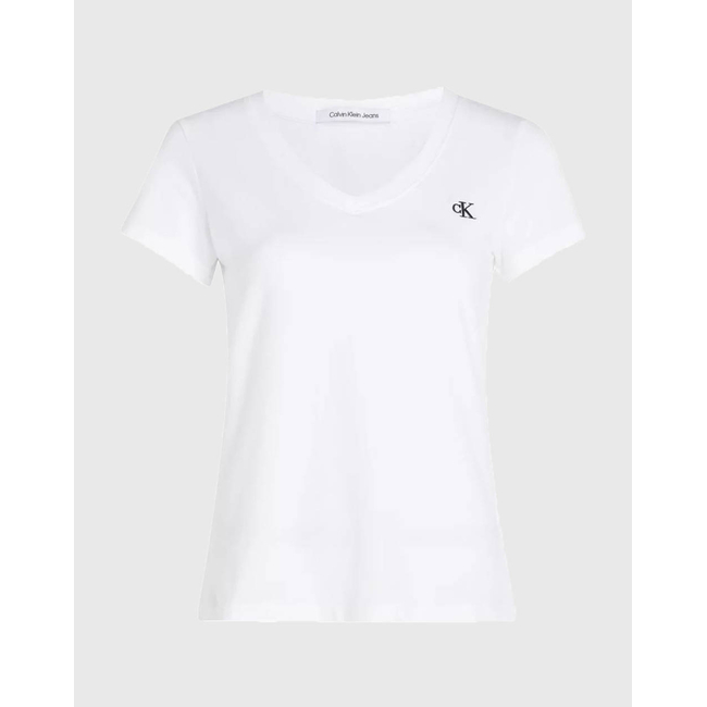 Product CALVIN KLEIN JEANS CK EMBROIDERY STRETCH V-NECK base image