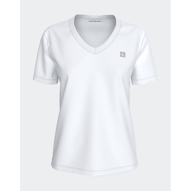Product CALVIN KLEIN CK EMBRO BADGE V-NECK TEE base image