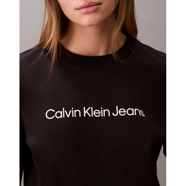 Product CALVIN KLEIN JEANS A- INST LOGO CLASSIC TEE SS base image