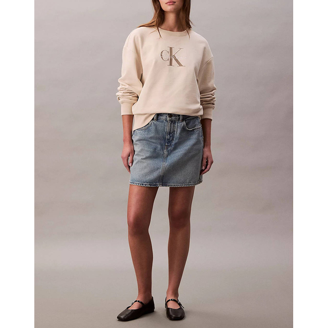 Product CALVIN KLEIN JEANS LS MONOLOGO FRENCH TERRY RLXD CN base image