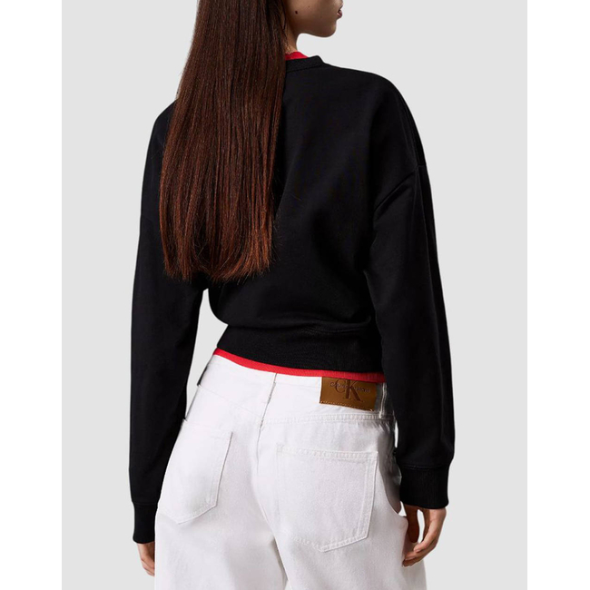 Product CALVIN KLEIN JEANS LS MONOLOGO FRENCH TERRY RLXD CN base image