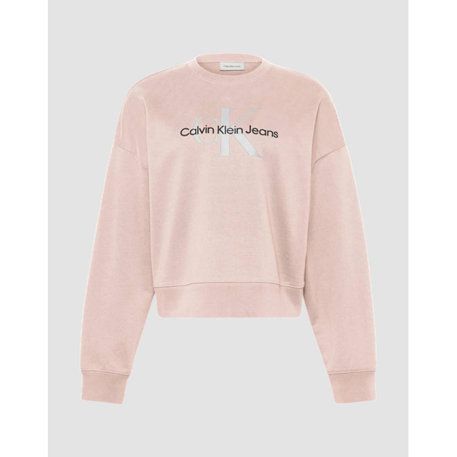 Product CALVIN KLEIN JEANS LS MONOLOGO FRENCH TERRY RLXD CN base image