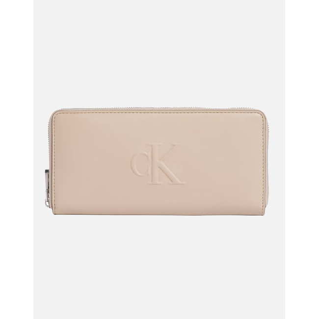 Product CALVIN KLEIN SCULPTED ZIP AROUND WALLET (Διαστάσεις: 19 x 2 x 9εκ.) base image