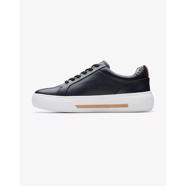 Product CLARKS Hollyhock Walk Black Leather base image