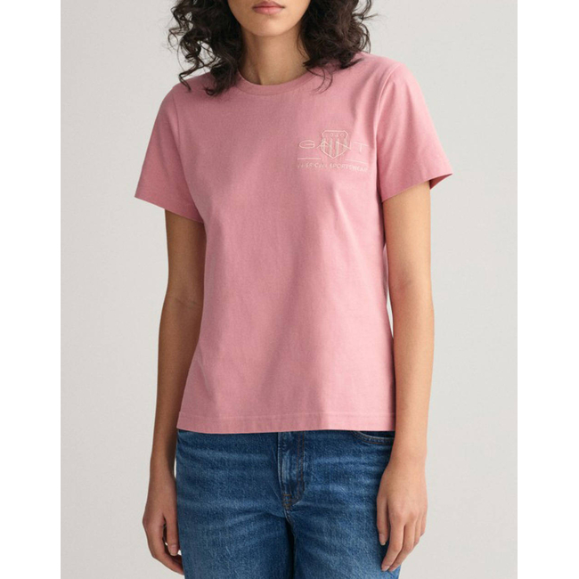Product GANT REG TONAL SHIELD SS T-SHIRT base image