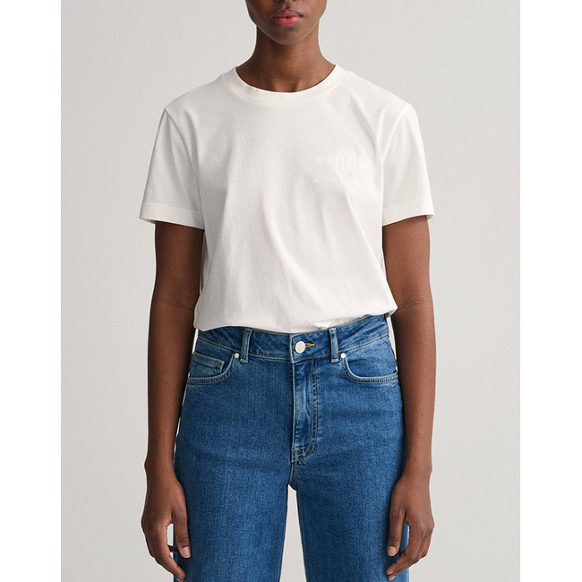 Product GANT REG TONAL SHIELD SS T-SHIRT base image