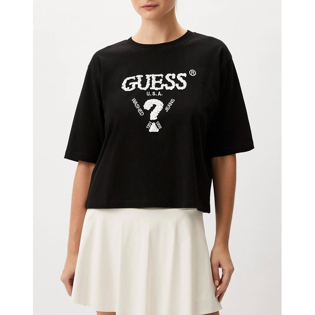 Product GUESS AURELIE BOXY TEE ΜΠΛΟΥΖΑ ΓΥΝΑΙΚΕΙΟ base image