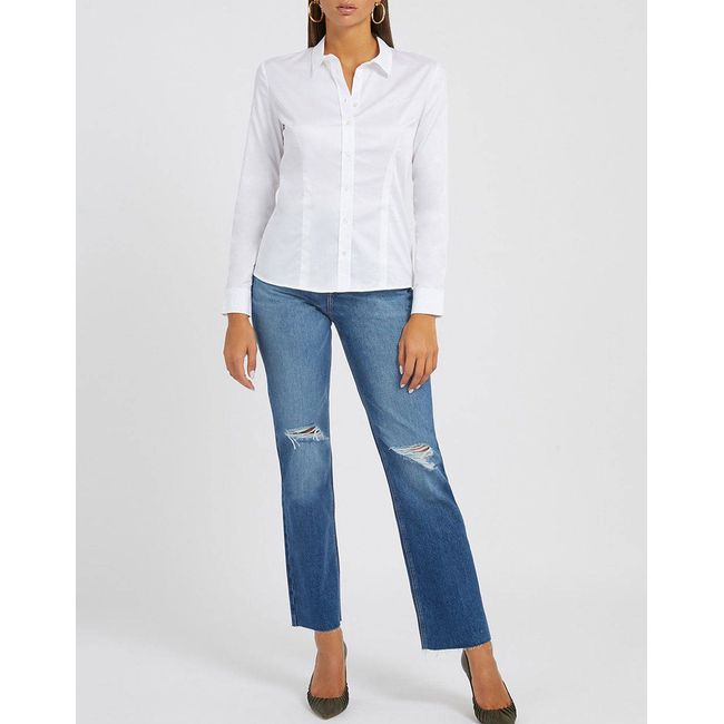 Product GUESS LS CATE SHIRT ΠΟΥΚΑΜΙΣΟ ΓΥΝΑΙΚΕΙΟ base image