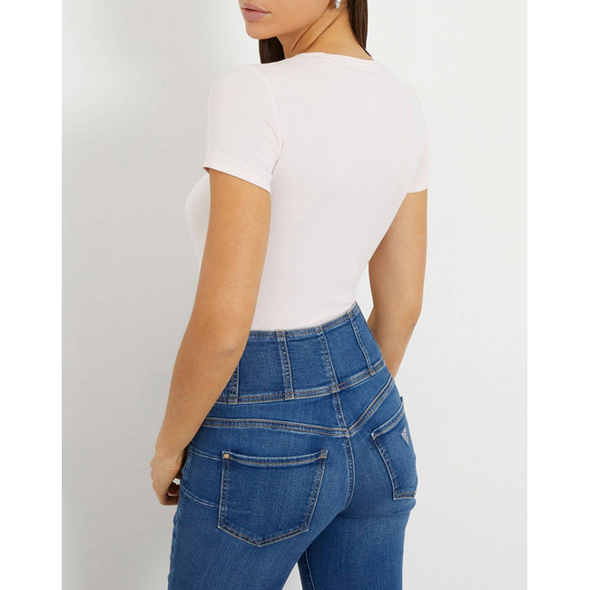 Product GUESS MINI TRIANGLE TEE T-SHIRT WOMEN base image