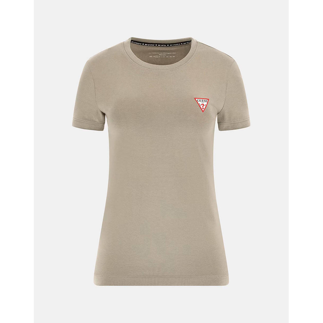 Product GUESS SS CN MINI TRIANGLE TEE WOMEN base image