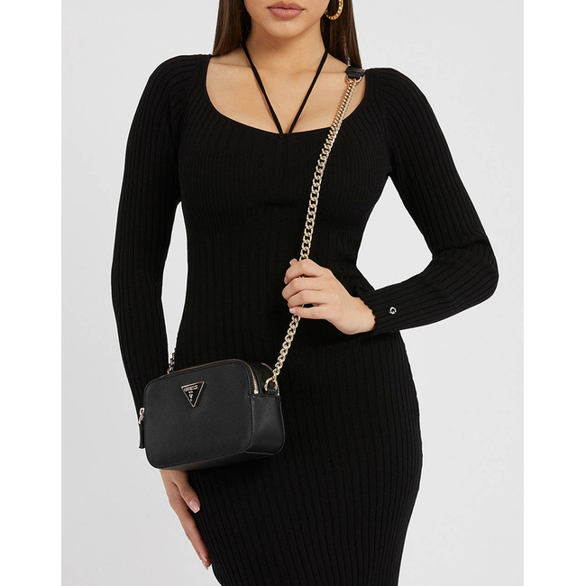 Product GUESS NOELLE CROSSBODY CAMERA WOMEN'S BAG (Dimensions: 20.5 x 14 x 7.5 cm) base image