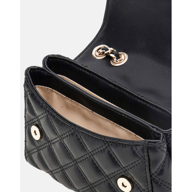 Product GUESS GIULLY MINI 2 COMP CNVRTBL FLP WOMEN'S BAG (Dimensions: 18 x12 x 6cm.) base image
