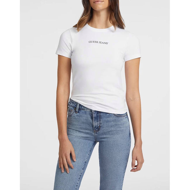 Product GUESS JEANS GJ SS CN SLIM LOGO PRINT TEE WOMEN'S T-SHIRT base image