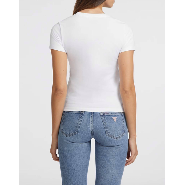 Product GUESS JEANS GJ SS CN SLIM LOGO PRINT TEE WOMEN'S T-SHIRT base image