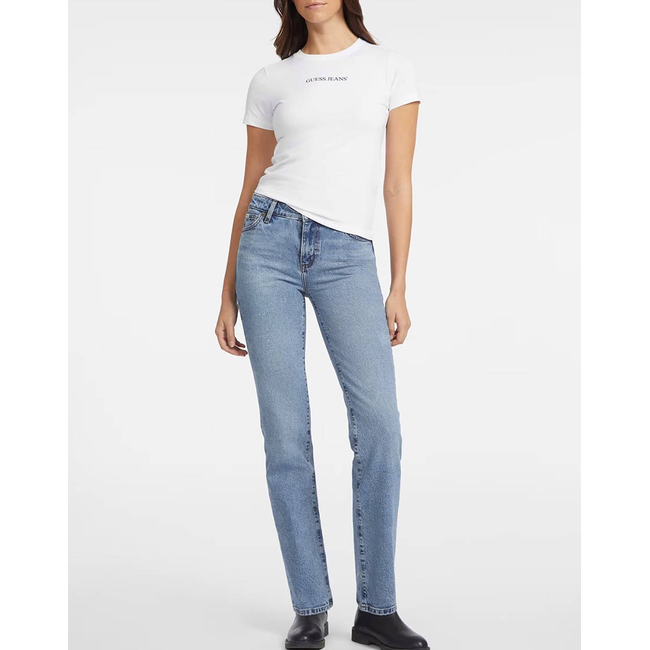Product GUESS JEANS GJ SS CN SLIM LOGO PRINT TEE WOMEN'S T-SHIRT base image