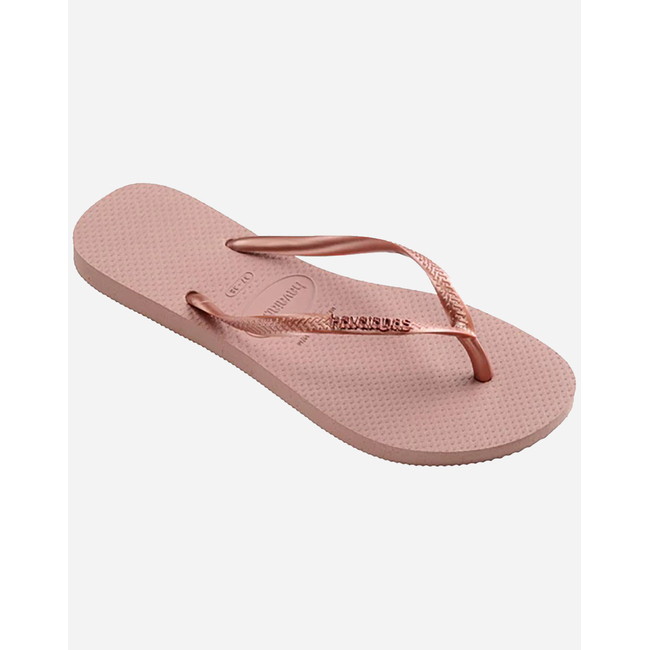 Product HAVAIANAS SLIM LOGO METALLIC FLIP FLOPS base image