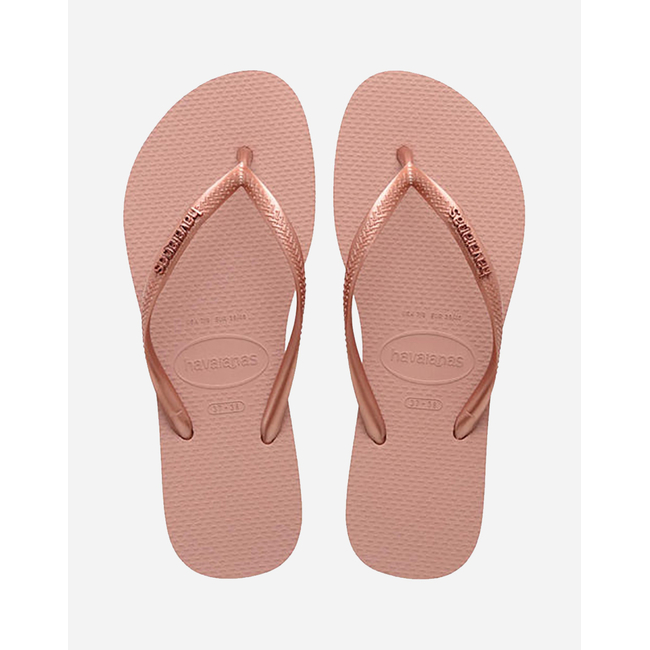 Product HAVAIANAS SLIM LOGO METALLIC FLIP FLOPS base image