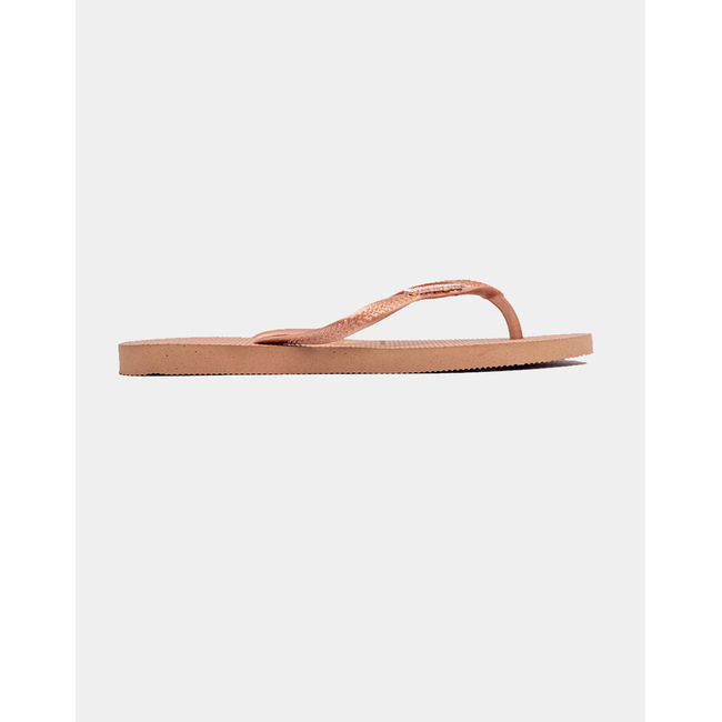 Product HAVAIANAS SLIM LOGO METALLIC FLIP FLOPS base image