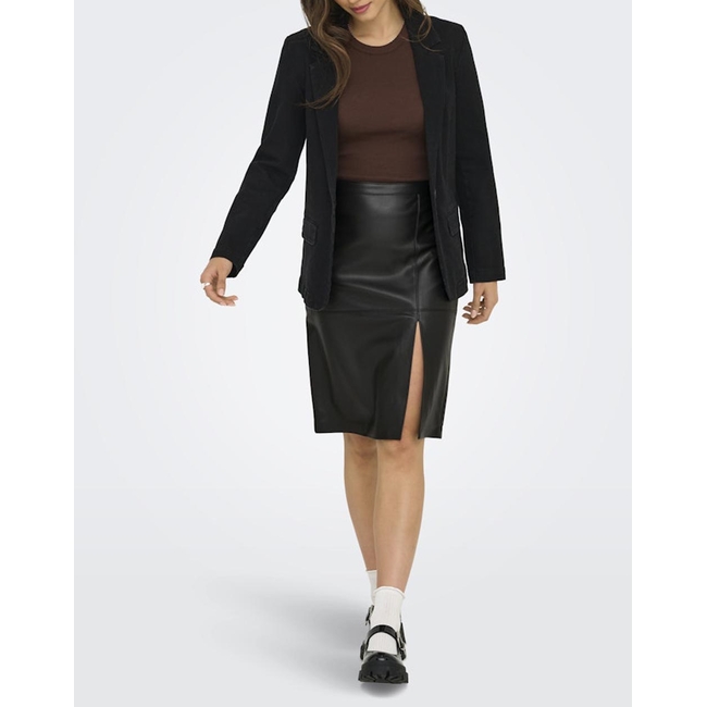 Product ONLY ONLOLINE FAUX LEATHER SKIRT OTW NOOS base image
