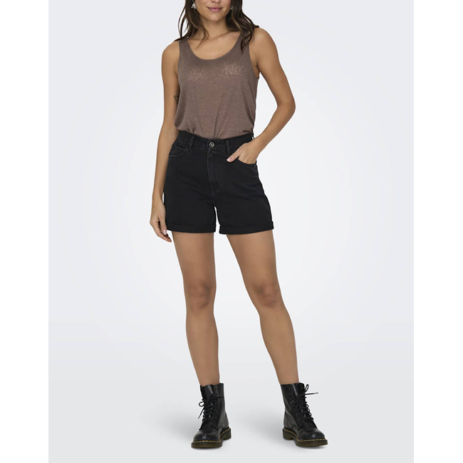 Product ONLY ONLVEGA HW MOM DNM SHORTS NOOS base image
